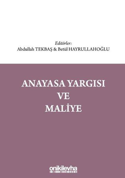 Anayasa Yargısı ve Maliye | On İki Levha Yayıncılık (İnce Kapak) - Resim 1