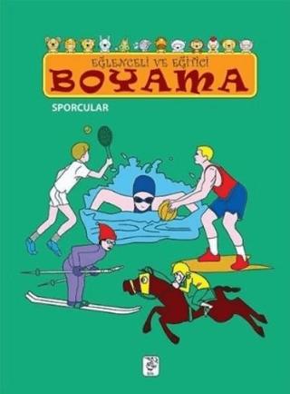 Eğlenceli ve Eğitici Boyama - Sporcular | Sis Yayıncılık (Ciltsiz) - Resim 1