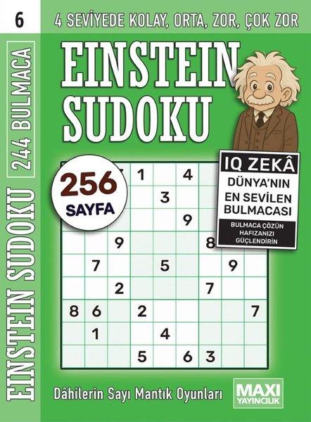 Einstein Sudoku 6 | Maxi Yayıncılık (İnce Kapak) - Resim 1