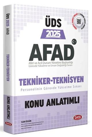 AFAD Tekniker 2025 ÜDS Konu Anlatımlı | Data Yayınları (Ciltsiz) - Resim 1