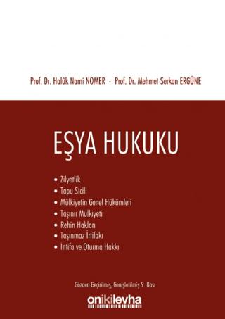 Eşya Hukuku | On İki Levha Yayınları (Ciltli) - Resim 1