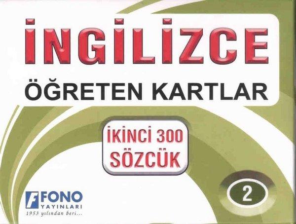 İngilizce Öğreten Kartlar 2-İkinci 300 Sözcük | Fono Yayınları (İnce Kapak) - Resim 1