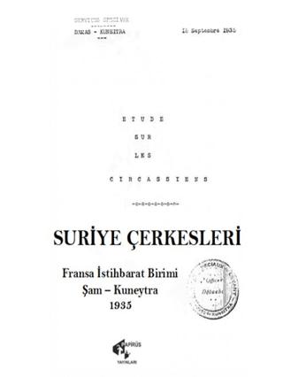 Suriye Çerkesleri | Papirüs Yayınevi (Ciltsiz) - Resim 1