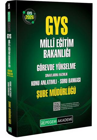 2026 GYS MEB Görevde Yükselme Sınavlarına Hazırlık Konu Anlatımlı Soru Bankası Şube Müdürlüğü