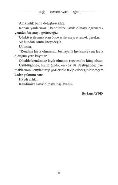Kendine Layık Ol | Vera Kitap (İnce Kapak) - Resim 4