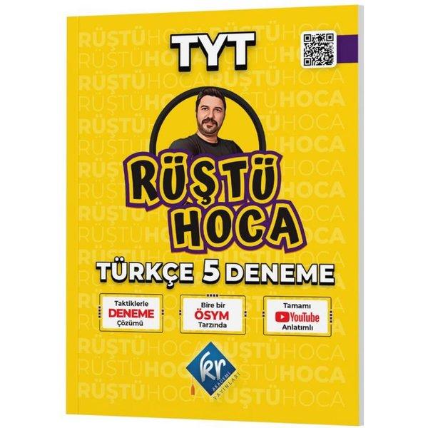 TYT Rüştü Hoca Türkçe 5 Deneme | KR Akademi (İnce Kapak) - Resim 1