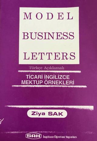 Model Business Letters - Ticari İngilizce Mektup Örnekleri | SAK İngilizce Öğretimi Yayınları (Ciltsiz) - Resim 1