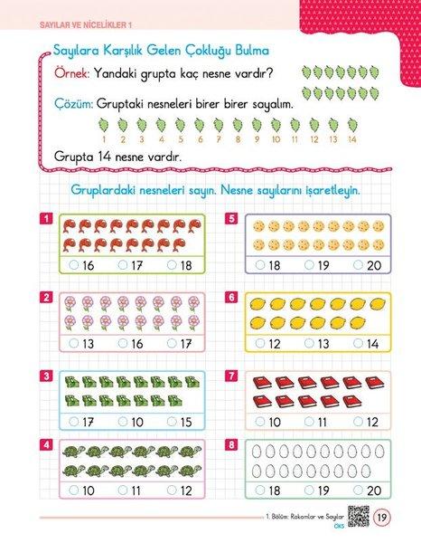 1. Sınıf Problemlerle Matematik | Üçgen Yayıncılık (İnce Kapak) - Resim 3