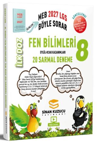 2027 8. Sınıf İlk Doz Fen Bilimleri Sarmal Deneme | Sinan Kuzucu Yayınları (Ciltsiz) - Resim 1