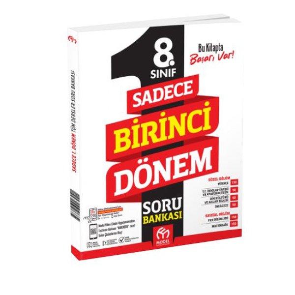 8. Sınıf Sadece 1. Dönem Soru Bankası | Model Eğitim Yayınları (İnce Kapak) - Resim 1