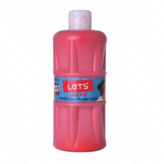 LETS Akrilik Boya 500 ml Kırmızı | Lets - Resim 1