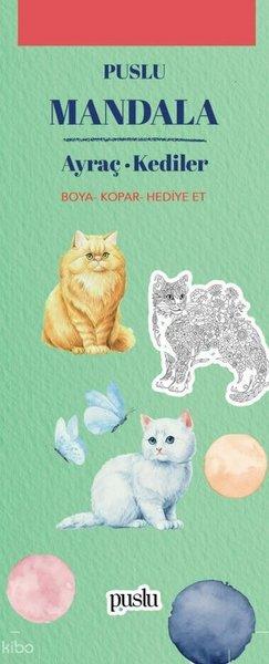 Mandala - Ayraç - Kediler | Puslu Yayıncılık (İnce Kapak) - Resim 1