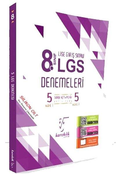 8.Sınıf LGS 5 Li Denemeleri | Karekök Eğitim Yayın (İnce Kapak) - Resim 1