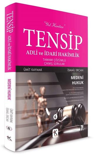 Medeni Hukuk Tensip - Adli ve İdari Hakimlik Tamamı Çözümlü Çıkmış Sorular | Kuram Kitap (Ciltsiz) - Resim 1