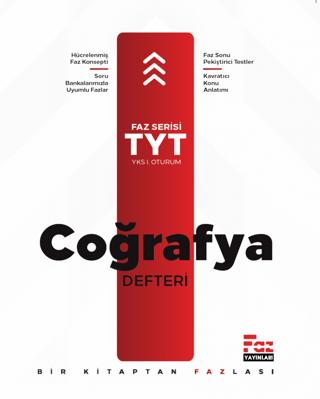 TYT Coğrafya Defteri | Faz Yayınları (Ciltsiz) - Resim 1