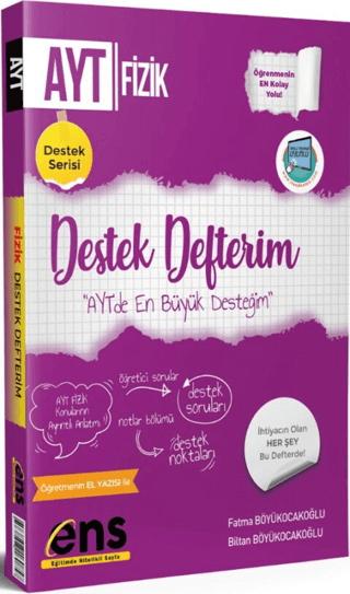 AYT Fizik Destek Defterim | ENS Yayınları (Ciltsiz) - Resim 1