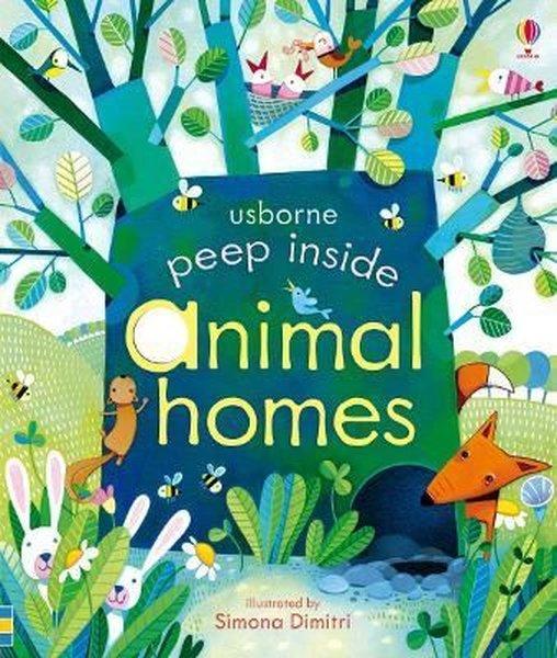 Peep Inside Animal Homes | Usborne (İnce Kapak) - Resim 1