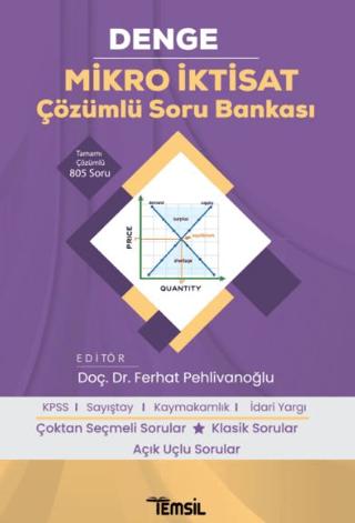 Denge Mikro İktisat Çözümlü Soru Bankası | Temsil Kitap (Ciltsiz) - Resim 1