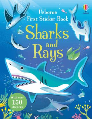 First Sticker Book Sharks and Rays | Usborne (Ciltsiz) - Resim 1