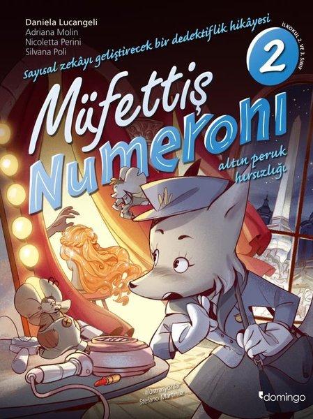 Müfettiş Numeroni 2: Altın Peruk Hırsızlığı - Sayısal Zek Gelişimi İçin Etkinlikli ve Çıkartmalı Dedektiflik Çizgi Romanı | Domingo Yayınevi (İnce Kapak) - Resim 1