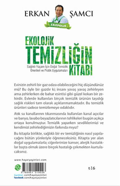 Ekolojik Temizliğin Kitabı | Hayat Yayıncılık (İnce Kapak) - Resim 2