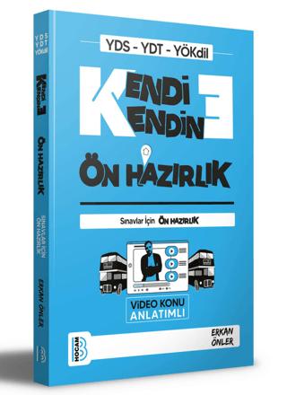 YDS YDT YÖKDİL Kendi Kendine Ön Hazırlık Video Konu Anlatımlı | Erkan Önler (Ciltsiz) - Resim 1
