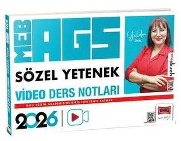 2026 MEB - AGS Öğretmen Adayları İçin Sözel Yetenek Video Ders Notları | Yargı Yayınları (İnce Kapak) - Resim 1