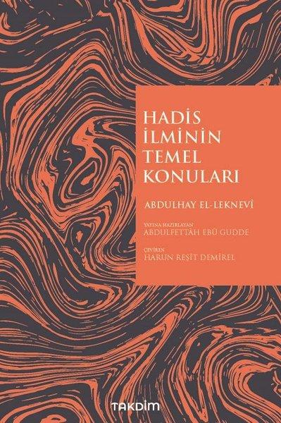 Hadis İlminin Temel Konuları | Takdim (İnce Kapak) - Resim 1