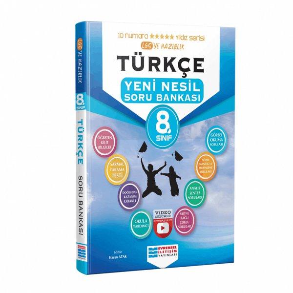8.Sınıf LGS Türkçe Video Çözümlü Soru Bankası | Evrensel İletişim Yayınları (İnce Kapak) - Resim 1