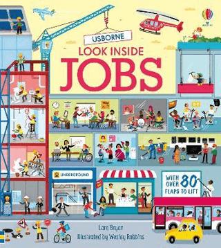 Look Inside Jobs | Usborne (Ciltsiz) - Resim 1
