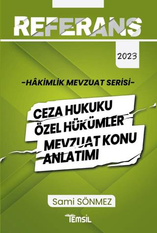 Hakimlik Ceza Hukuku Özel Hükümler Mevzuat Konu Anlatımı