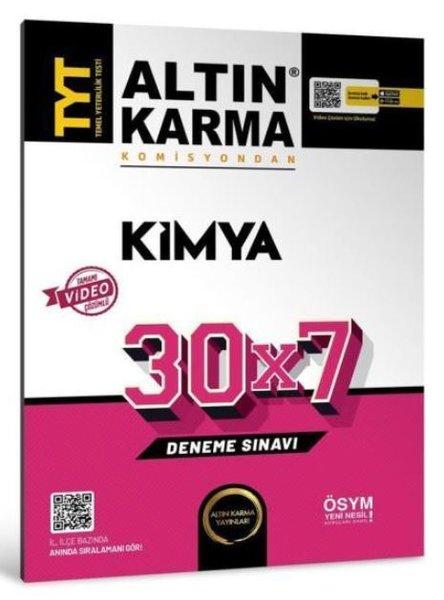 TYT Kimya 30x7 Deneme Sınavı | Altın Karma Yayınları (İnce Kapak) - Resim 1