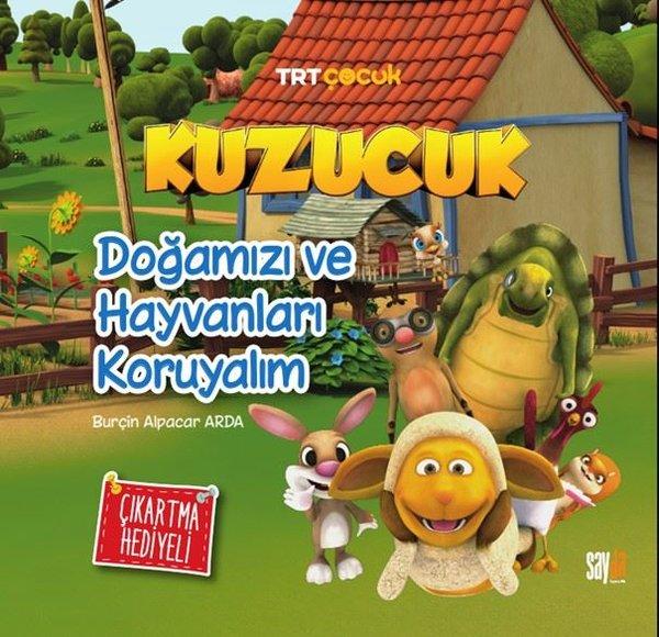 TRT Çocuk - Kuzucuk - Doğamızı ve Hayvanları Koruyalım - Çıkartma Hediyeli | Sayda Yayıncılık (İnce Kapak) - Resim 1