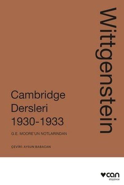 Wittgenstein: Cambridge Dersleri 1930 - 1933 | Can Yayınları (İnce Kapak) - Resim 1