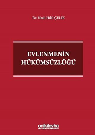 Evlenmenin Hükümsüzlüğü | On İki Levha Yayınları (Ciltli) - Resim 1