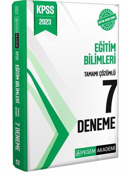 2023 KPSS Eğitim Bilimleri Tamamı Çözümlü 7 Deneme | Pegem Akademi Yayıncılık (İnce Kapak) - Resim 1