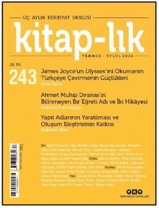Kitap-lık Dergisi Sayı: 243 Temmuz - Eylül 2026 | Yapı Kredi Yayınları (Ciltsiz) - Resim 1