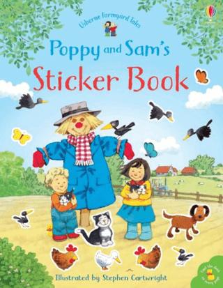 Poppy and Sam's Sticker Book | Usborne (Ciltsiz) - Resim 1