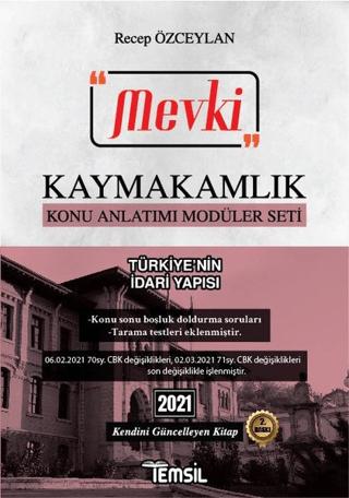 2021 Mevki Kaymakamlık Konu Anlatımı Modüler Seti - Türkiye'nin İdari Yapısı | Temsil Kitap (Ciltsiz) - Resim 1