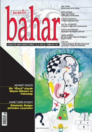 Berfin Bahar Aylık Kültür Sanat ve Edebiyat Dergisi Sayı: 221 Temmuz 2016 | Berfin Bahar Dergisi (Ciltsiz) - Resim 1