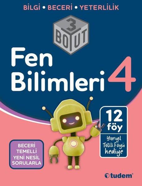 4.Sınıf Fen Bilimleri 3 Boyut | Tudem Yayınları - Ders Kitapları (İnce Kapak) - Resim 1
