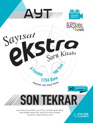AYT Ekstra Sayısal Soru Kitabı | Palme Yayınları (Ciltsiz) - Resim 1
