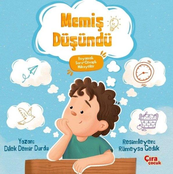 Memiş Düşündü-Boyamalı Soru - Cevaplı Hikayeler | Çıra Çocuk Yayınları (İnce Kapak) - Resim 1
