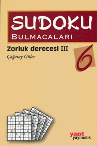 Sudoku Bulmacaları 6 | Yazıt Yayıncılık (Ciltsiz) - Resim 1