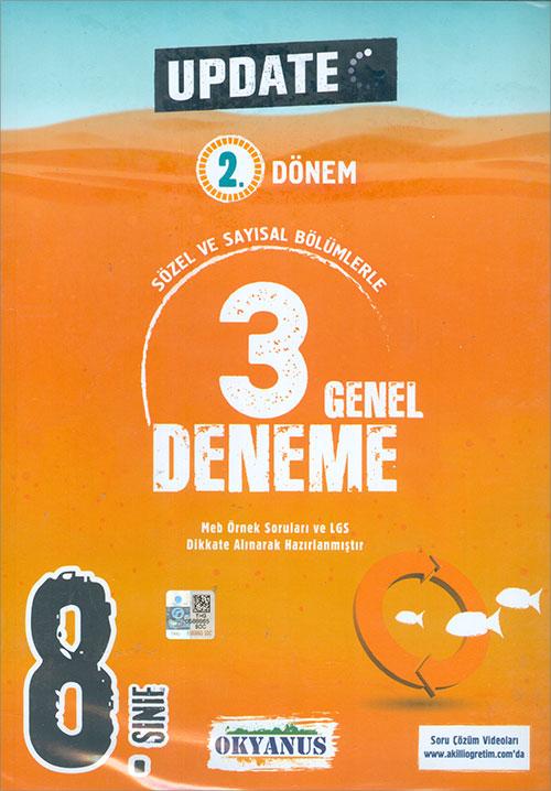 8. Sınıf Update 2. Dönem 3 Genel Deneme Okyanus Yayınları | Okyanus Yayınları - Resim 1