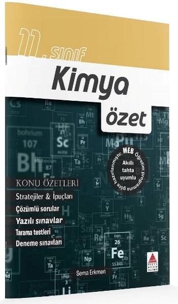 11. Sınıf Kimya Özet | Delta Kültür-Eğitim (İnce Kapak) - Resim 1