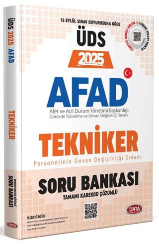 AFAD Tekniker 2025 ÜDS Soru Bankası - Karekod Çözümlü