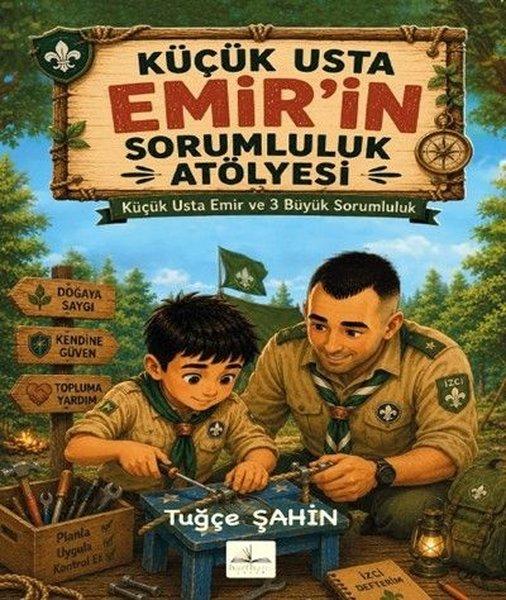Küçük Usta Emir'in Sorumluluk Atölyesi - Küçük Usta Emir ve 3 Büyük Sorumluluk | Harfhane Çocuk (İnce Kapak) - Resim 1