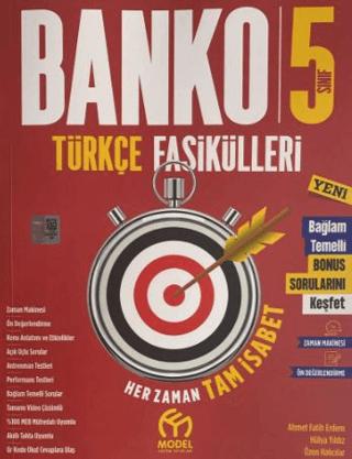 5. Sınıf Banko Türkçe Fasikülleri | Model Eğitim Yayıncılık (Ciltsiz) - Resim 1