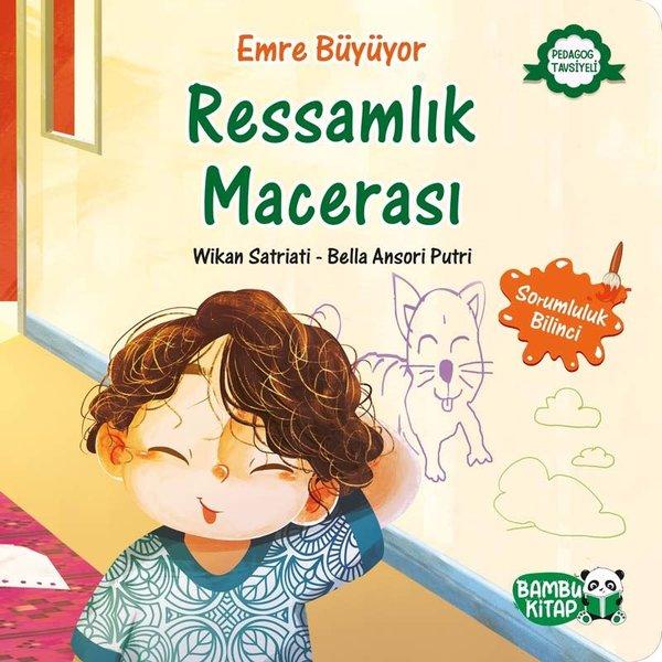 Ressamlık Macerası - Emre Büyüyor | Bambu Kitap (İnce Kapak) - Resim 1